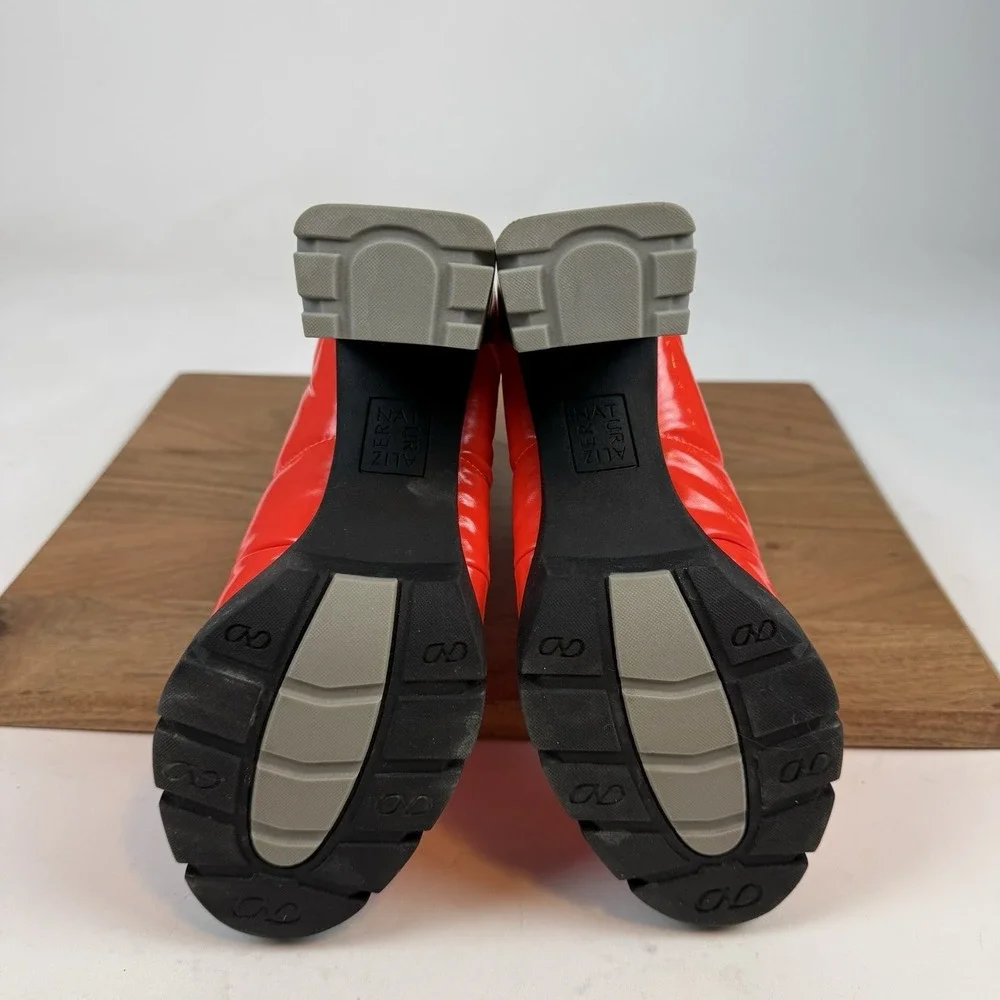 Womens Naturalizer X Think Royln Crosswalk Platform Orange Boots Shoes‎ Sz 7